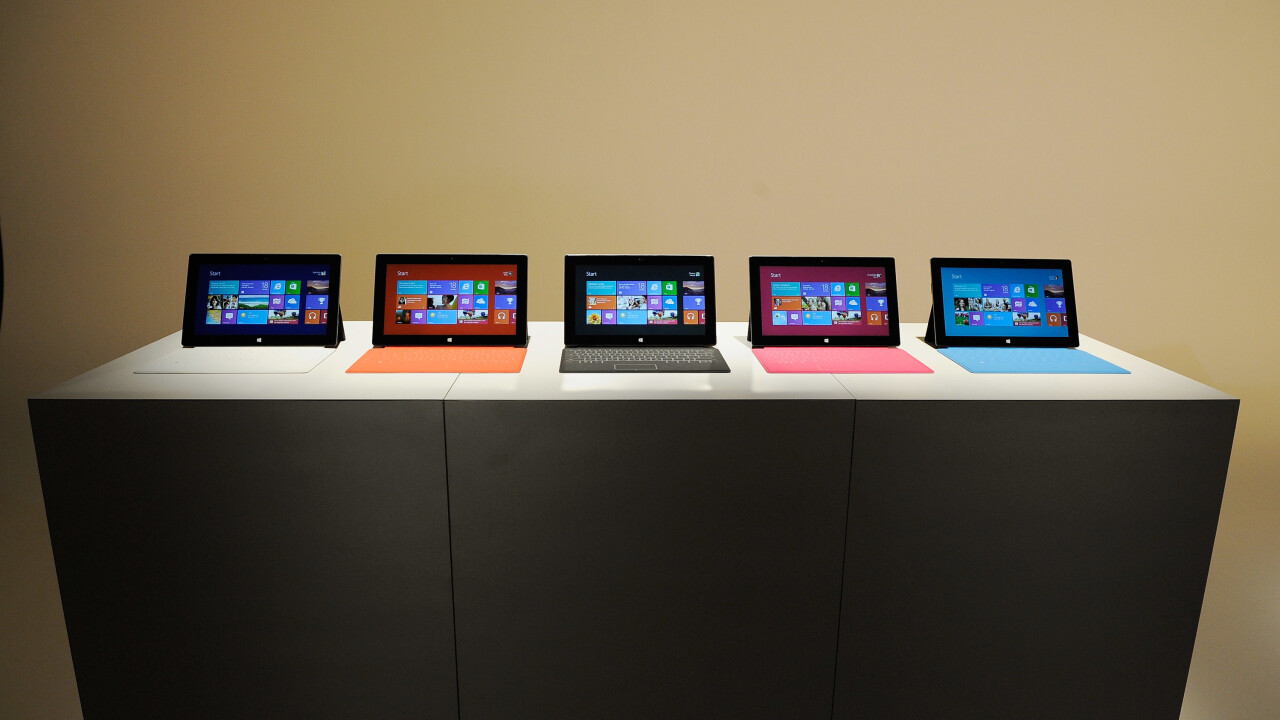 Microsoft pushes Surface banner ads suggesting preorders may open soon