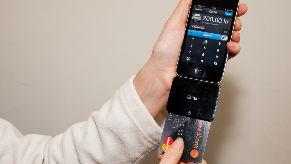 Mobile payment startup iZettle partners with Nordea Bank to give card readers to Swedish SMEs for free