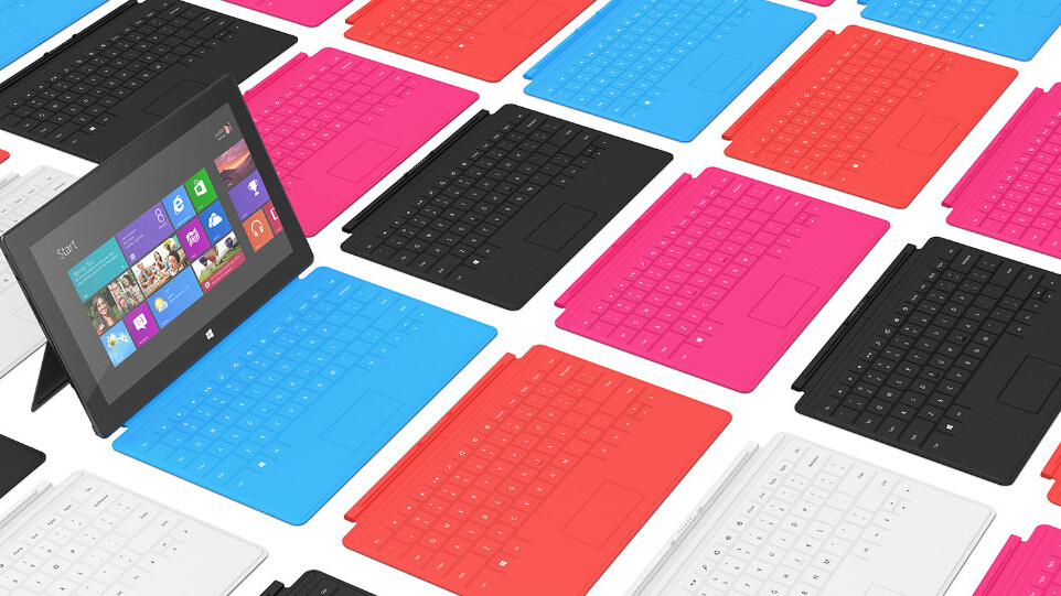 Microsoft Surface RT tablet pricing official; starting at $499 for 32GB model sans Touch Cover