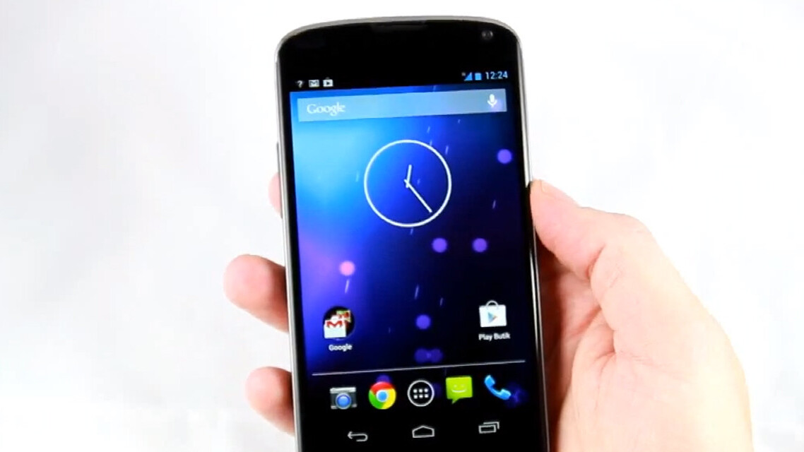 Google’s Nexus 4 and Android 4.2 get the hands-on treatment in new video