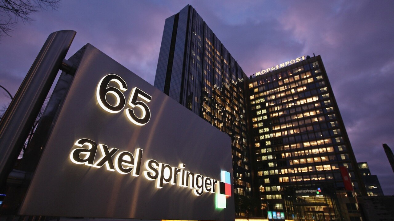 Germany’s Axel Springer pays $164m for an 80% stake in Belgian property portal Immoweb