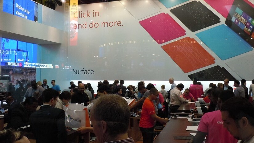 Microsoft: “We’ve welcomed more than 15 million customers” to our stores thus far