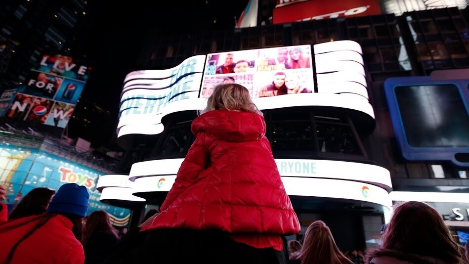 Google takes over Times Square, just to prove its Chromebook is for everyone