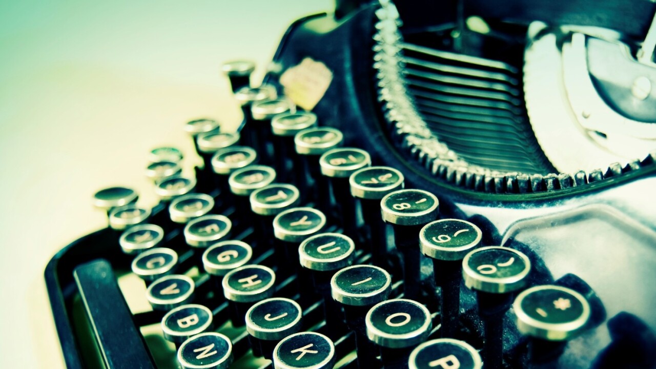 Who still uses typewriters? Prisons, police stations and baby-boomers, it seems.