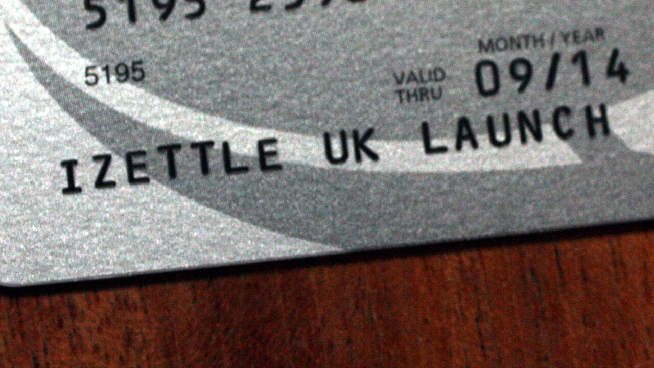 iZettle launches in the UK with EE for payments via Mastercard, Amex, Visa and Diners Club