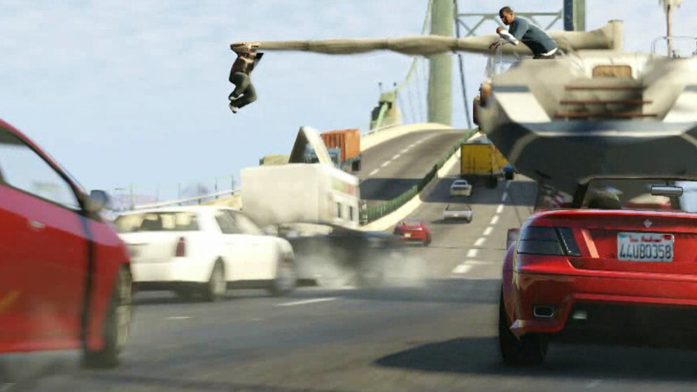 Rockstar’s second GTA V trailer shows off three lead characters and explosive open world gameplay