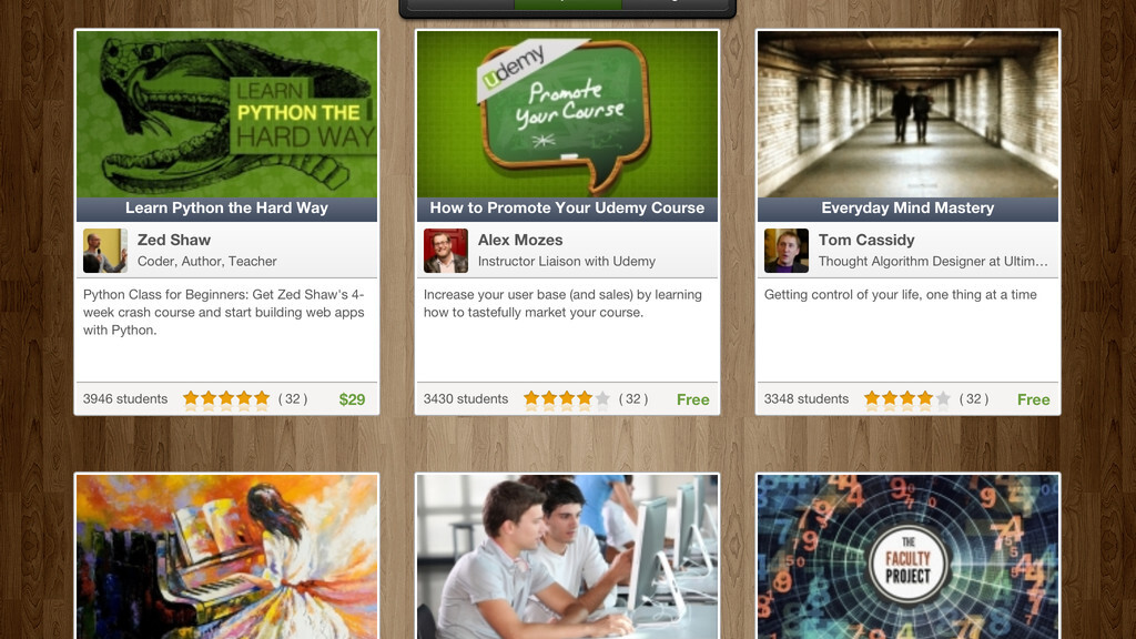 Udemy releases an iPad app, taking its 5,000-course online learning platform mobile