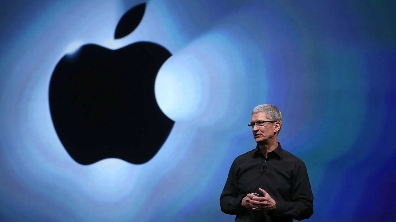 Apple CEO Tim Cook’s compensation totaled less than $4.2m in 2012, down from $378m last year