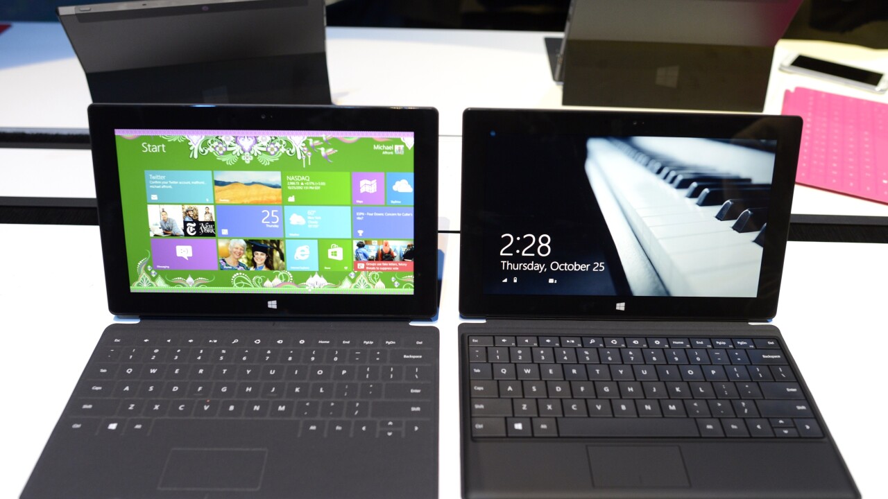 Christmas retail checks show Microsoft Surface demand modest compared to iPad and Kindle Fire