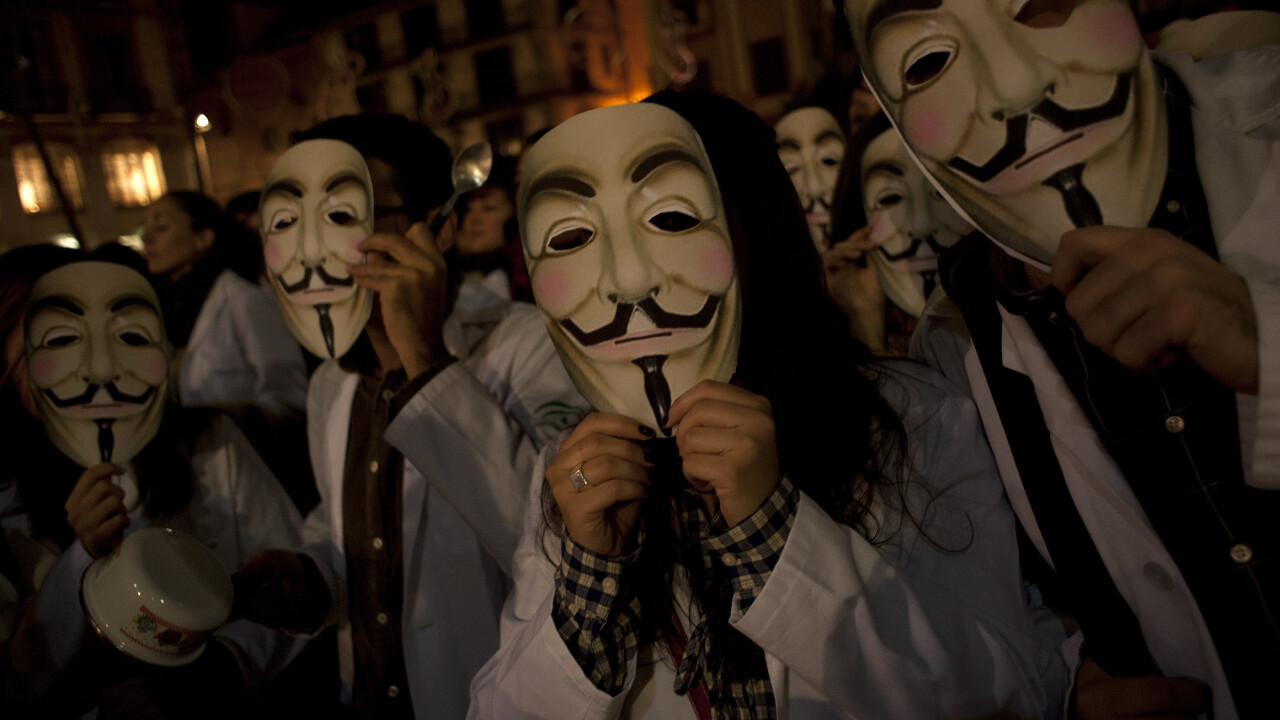 McAfee predicts Anonymous hacktivist movement will slow down in 2013, but its reasoning is flawed