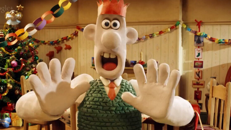 Wallace & Gromit join Aardman’s other stars for a festive Google+ hangout