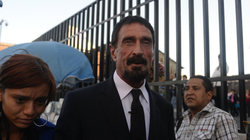 Crazed John McAfee’s blog claims that Vice helped get him arrested, now pursuing legal options