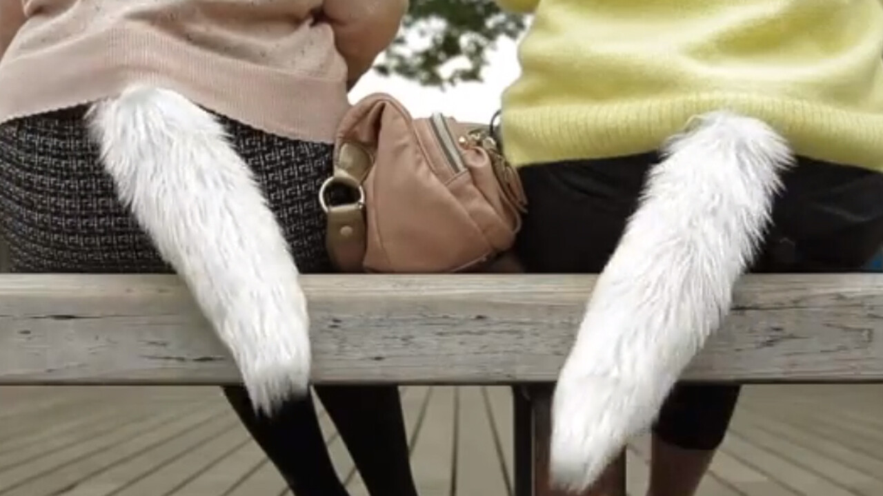 Wearable tail ‘Tailly’ wags when you get excited and your heart rate rises