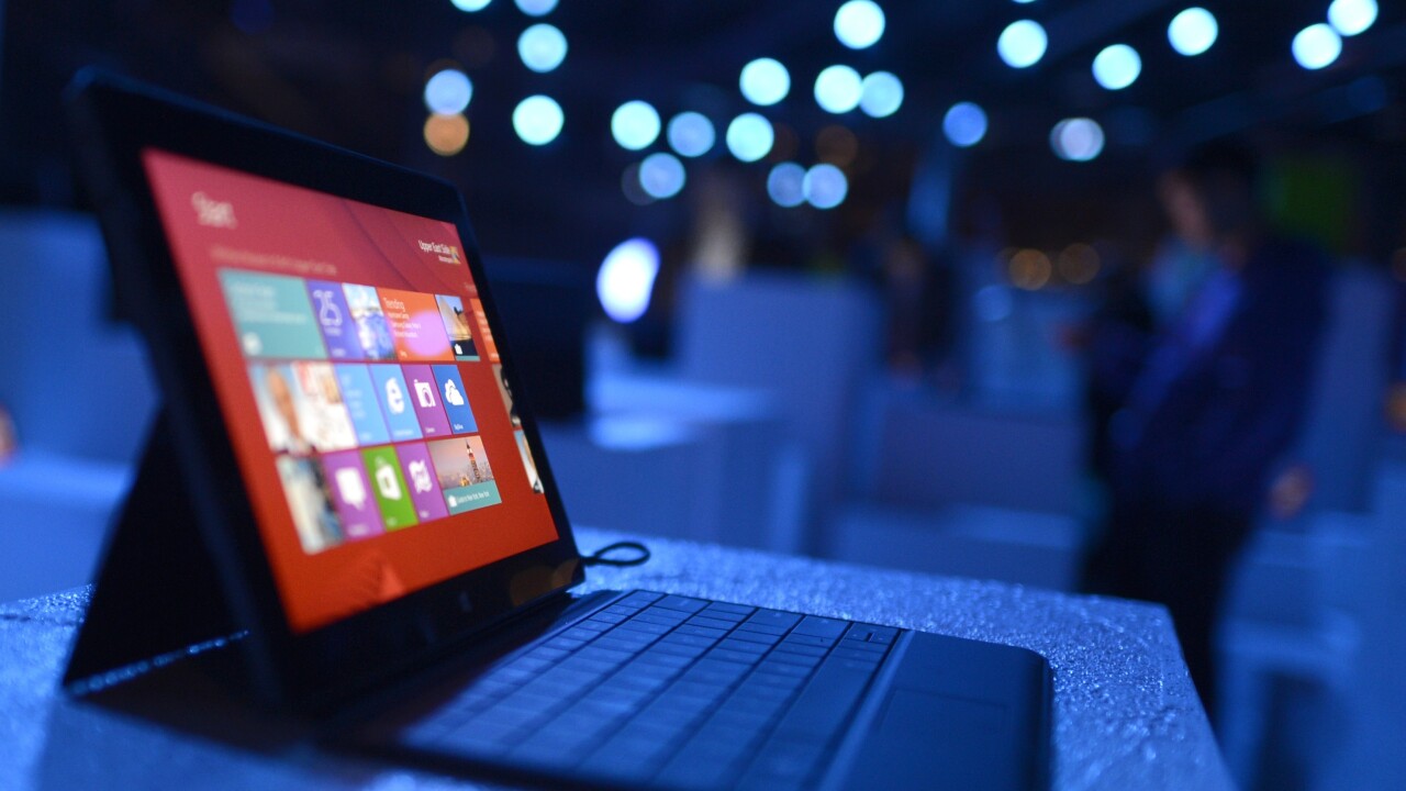 Microsoft’s Surface RT off to a tepid start in China with just 30,000 units shipped in Q4 2012: IDC