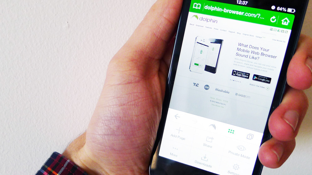 Dolphin Browser updated with one-tap sharing, browser sync and Evernote integration