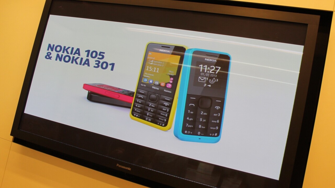 Nokia unveils new 105 and 301 featurephones, shipping soon for $20 and $85 respectively