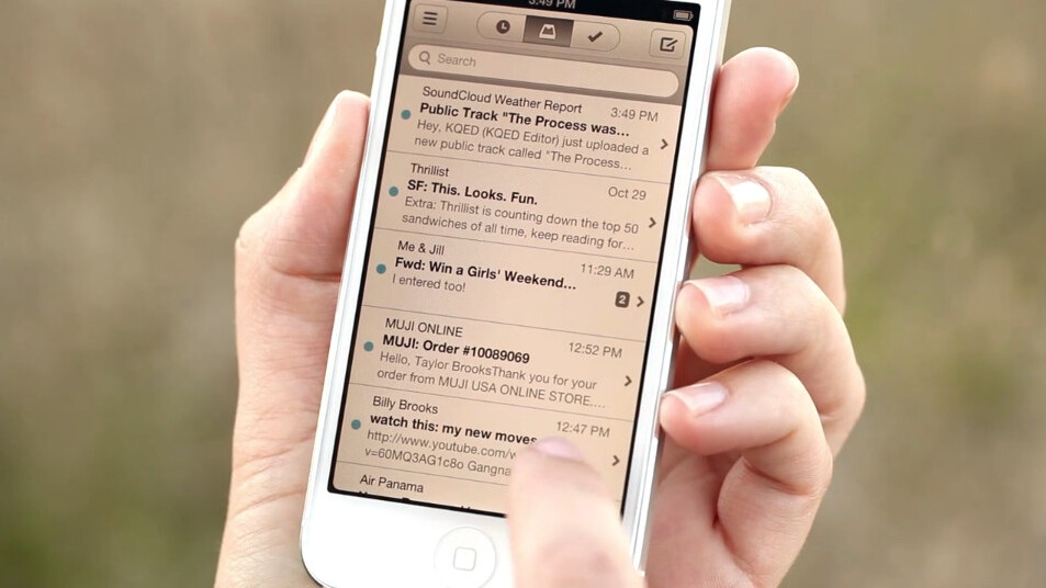 Mailbox for iPhone is the first email client built for our most personal computers