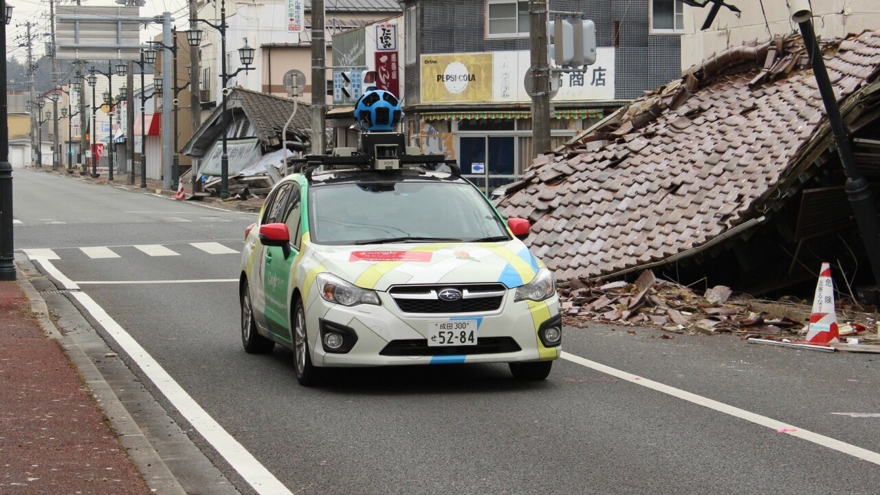 Google adds Namie-machi to Street View, a small city left deserted by the Fukushima disaster