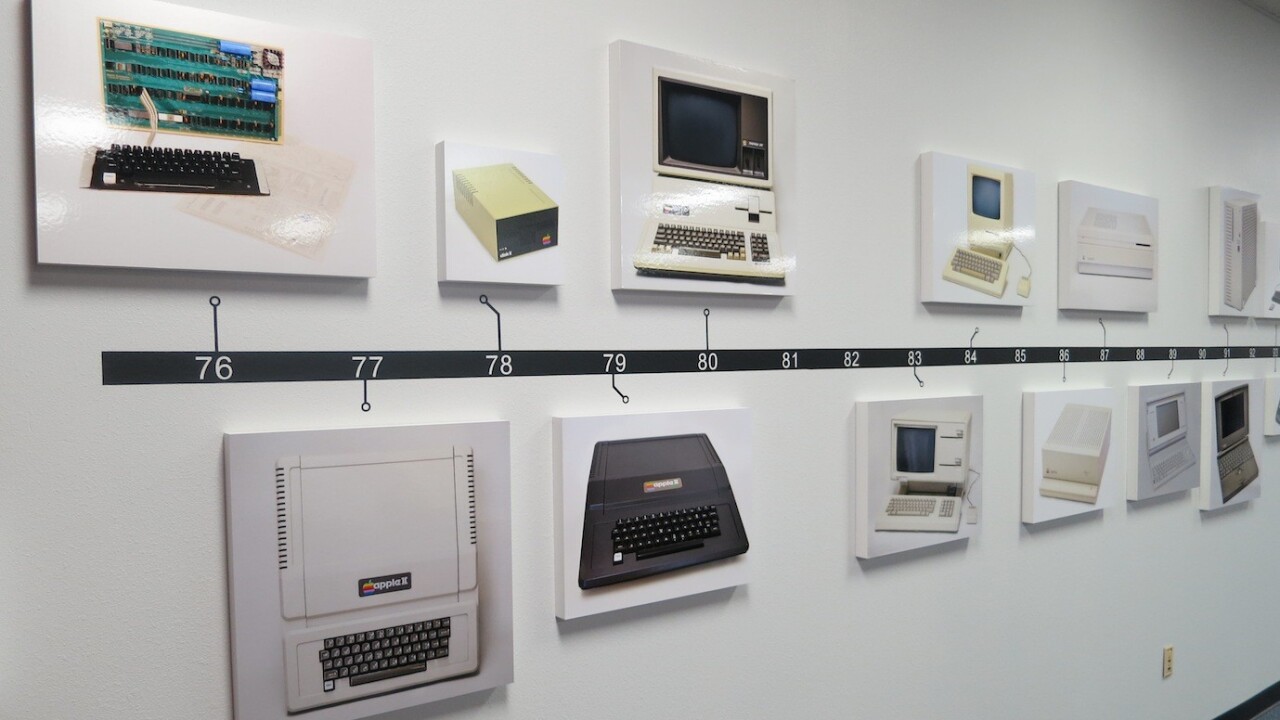 A preview of the Apple Pop-Up Museum, 6,000 sq. ft of company history and hardware