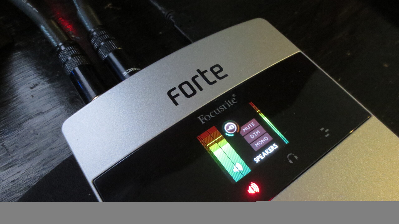 The Focusrite Forte is a stunning USB sound card for the audiophile in all of us