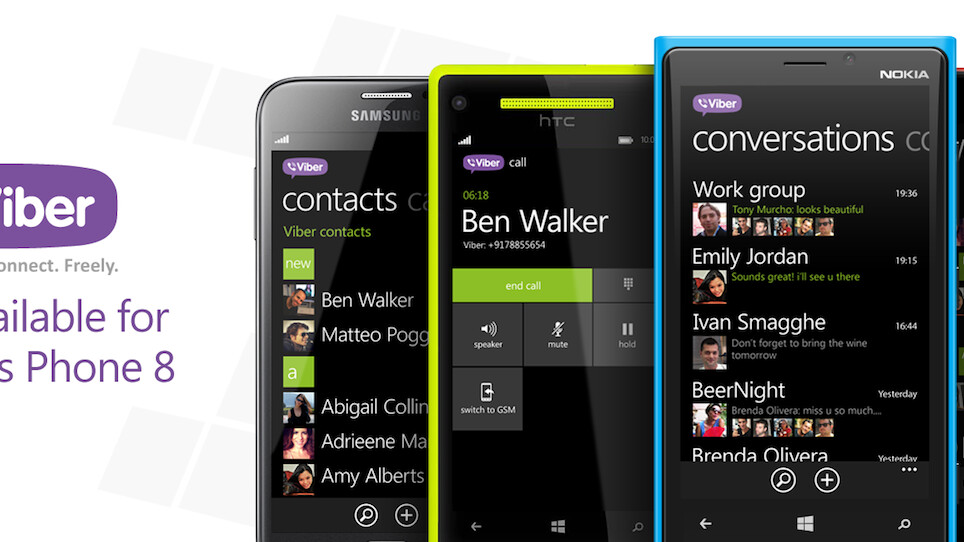 Skype rival Viber gives Windows Phone 8 users a new option for free calls and messages