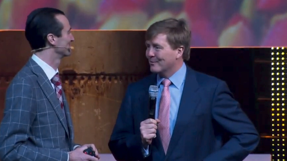 #TNW2013 is opened by the Netherlands’ Prince of Orange, but is he an iOS or Android man?