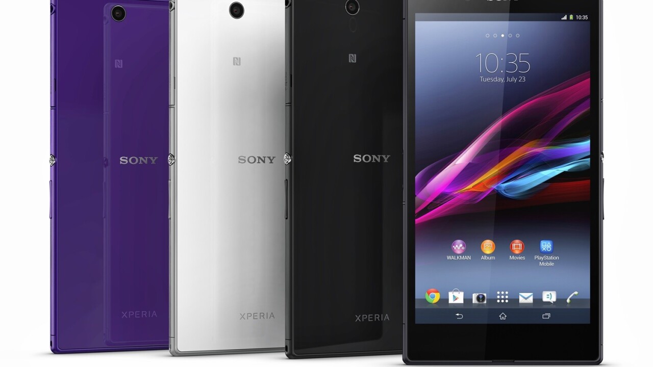 Only in Japan: Sony transforms its Xperia Z Ultra smartphone into a WiFi-only tablet