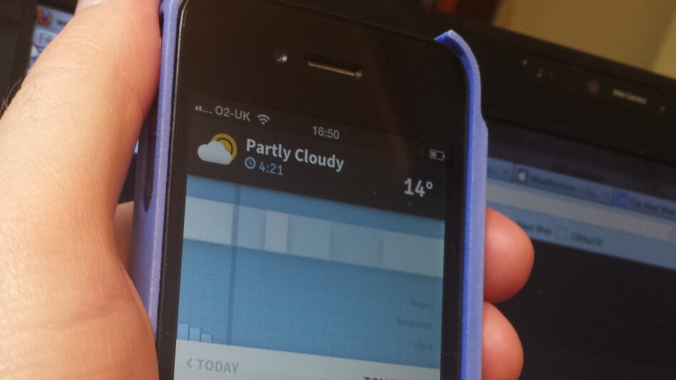 Weathertron for iOS gives you minute-by-minute live weather forecasts