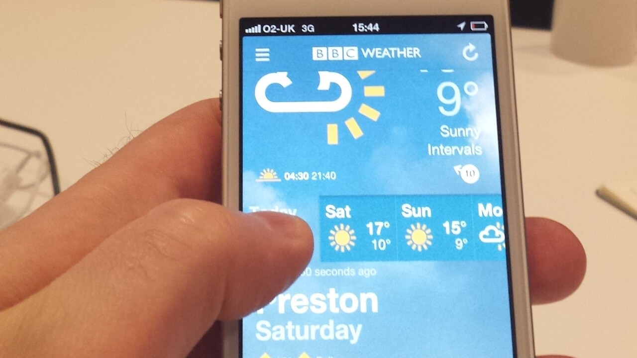 The BBC launches a new standalone Weather app for iOS and Android