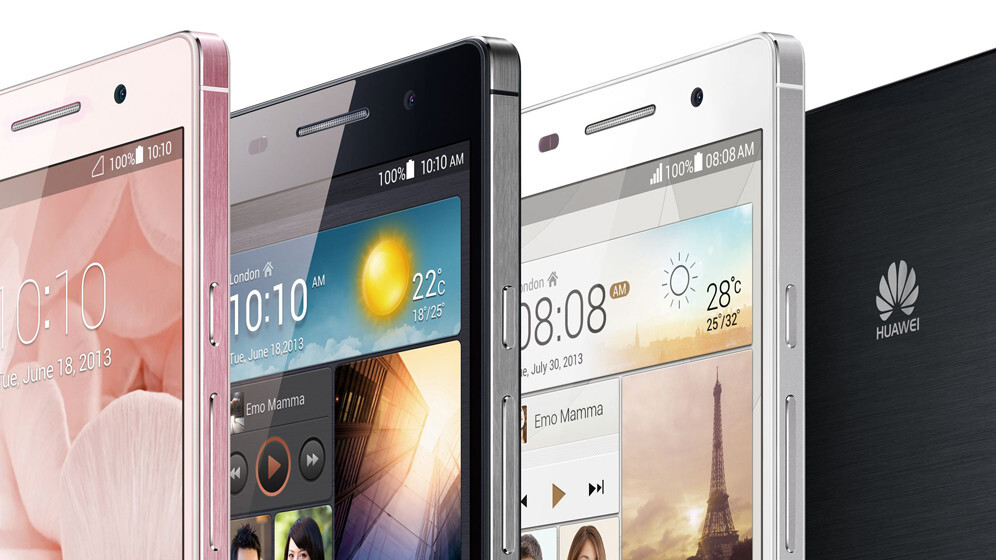 Huawei launches the Ascend P6, the world’s slimmest Android smartphone with a 5MP front-facing camera