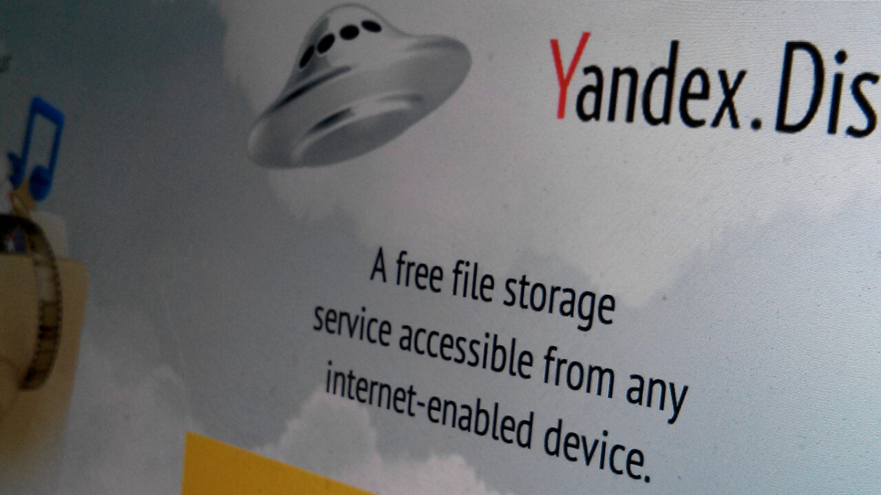 Yandex takes on Google Drive and Dropbox with low-price cloud storage – 1TB for $30 per month