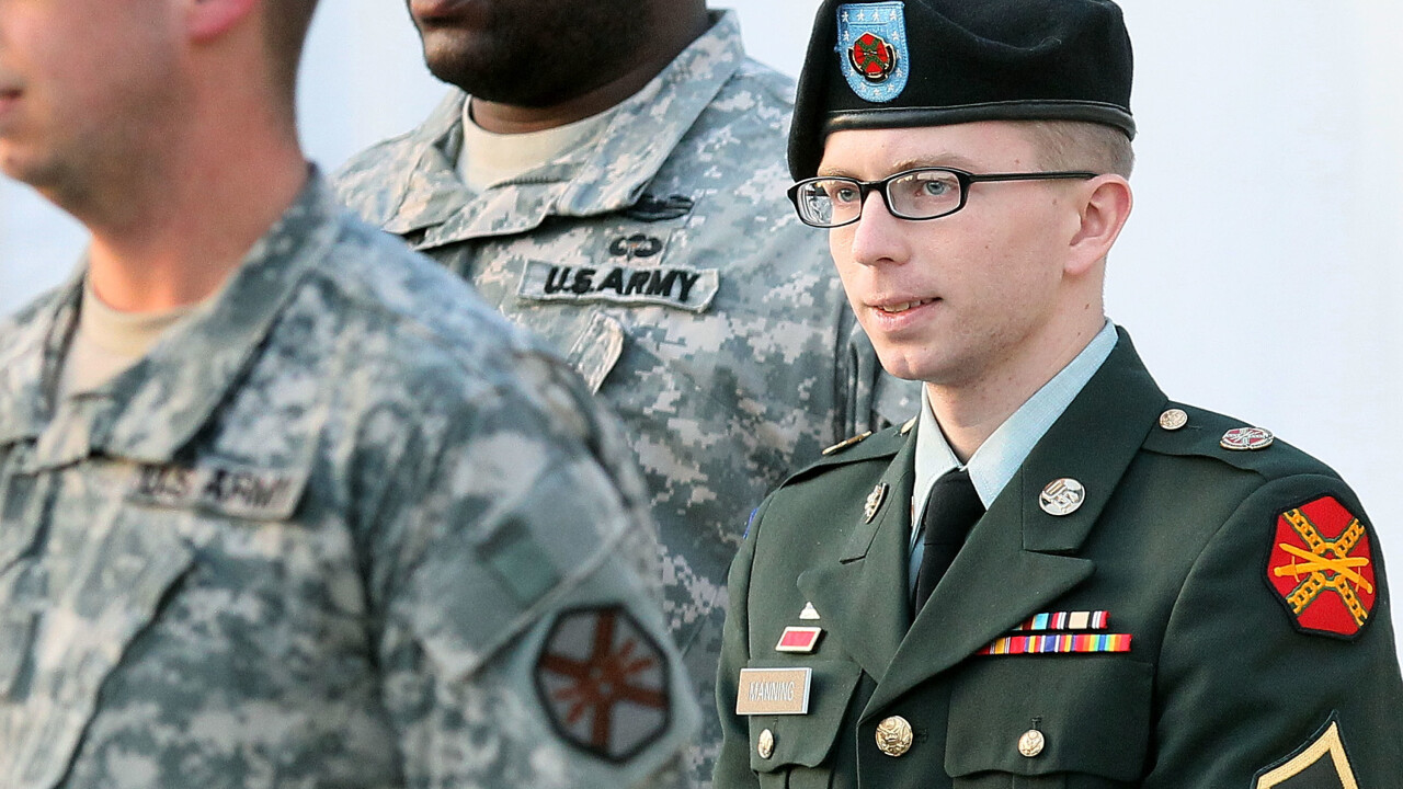 Bradley Manning sentenced to 35 years in prison after giving government documents to Wikileaks