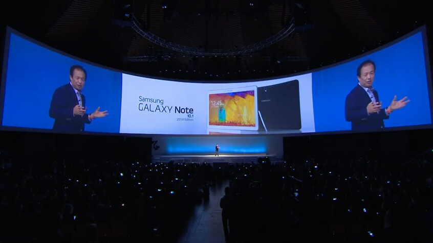 Samsung announces Galaxy Note 10.1 2014 Edition tablet