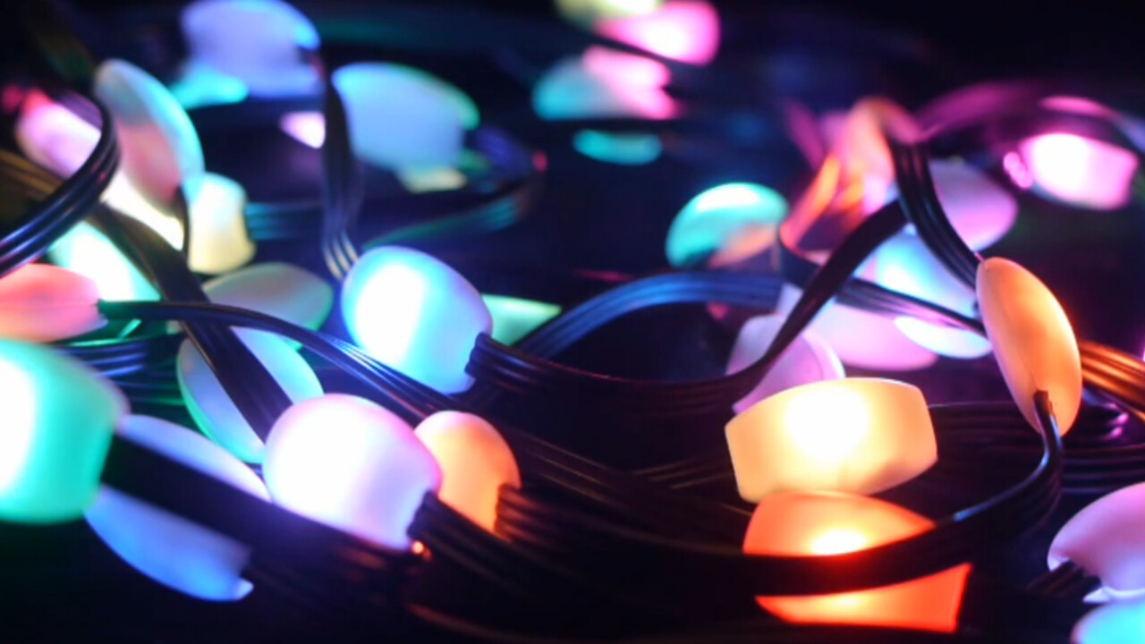 What geek could resist these smart Christmas lights?