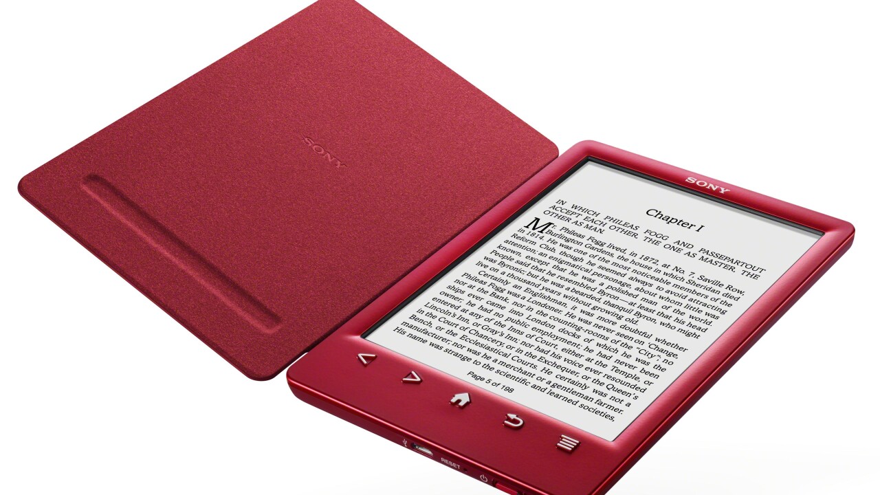Sony launches Reader PRS-T3 with colorful snap covers to combat Amazon’s new Kindle Paperwhite