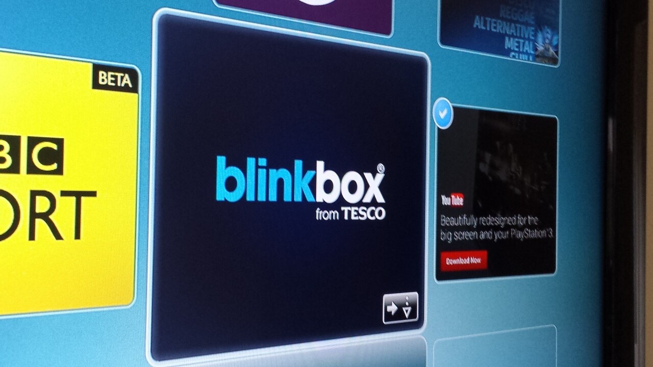 Tesco takes movie-streaming service Blinkbox to UK PS3 users with a new app