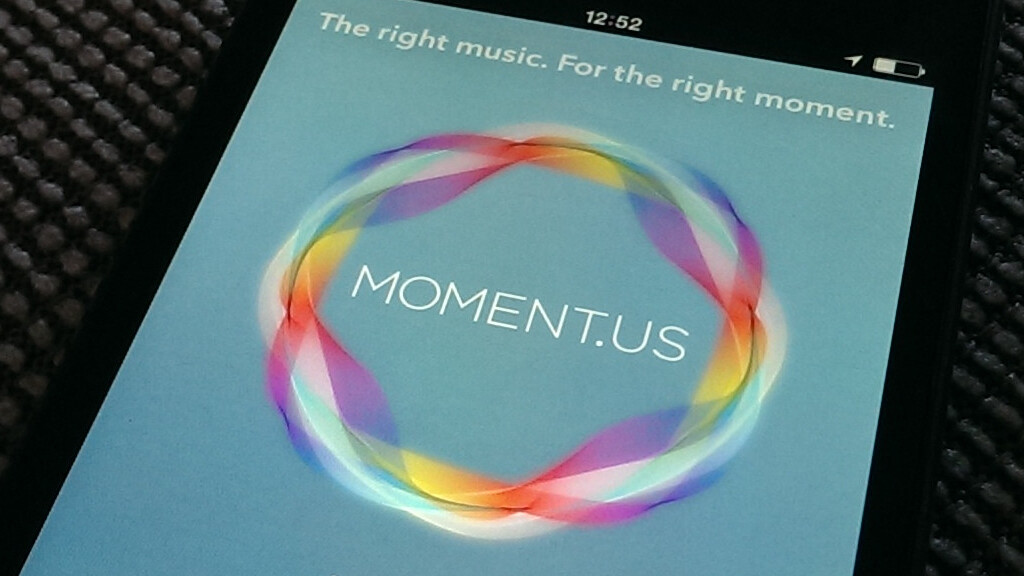 Moment.us for iOS wants to play you the right song for right now