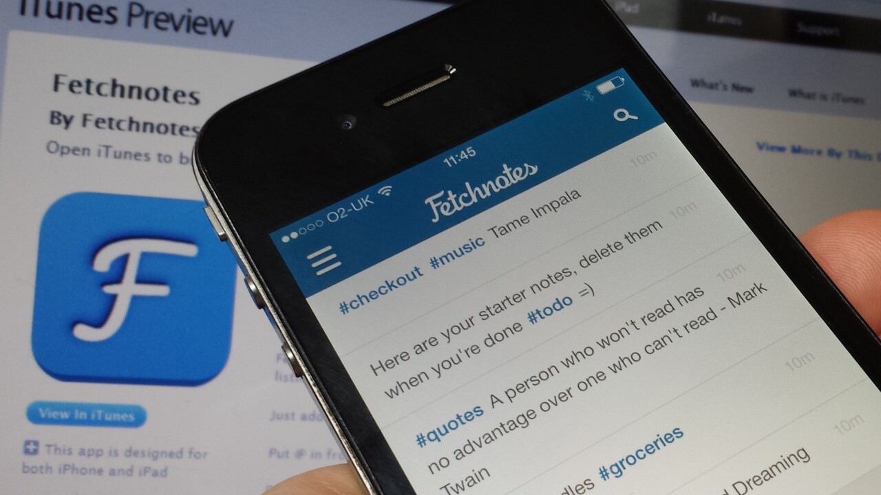 Fetchnotes makes it easier to share notes and to-do lists with friends and family