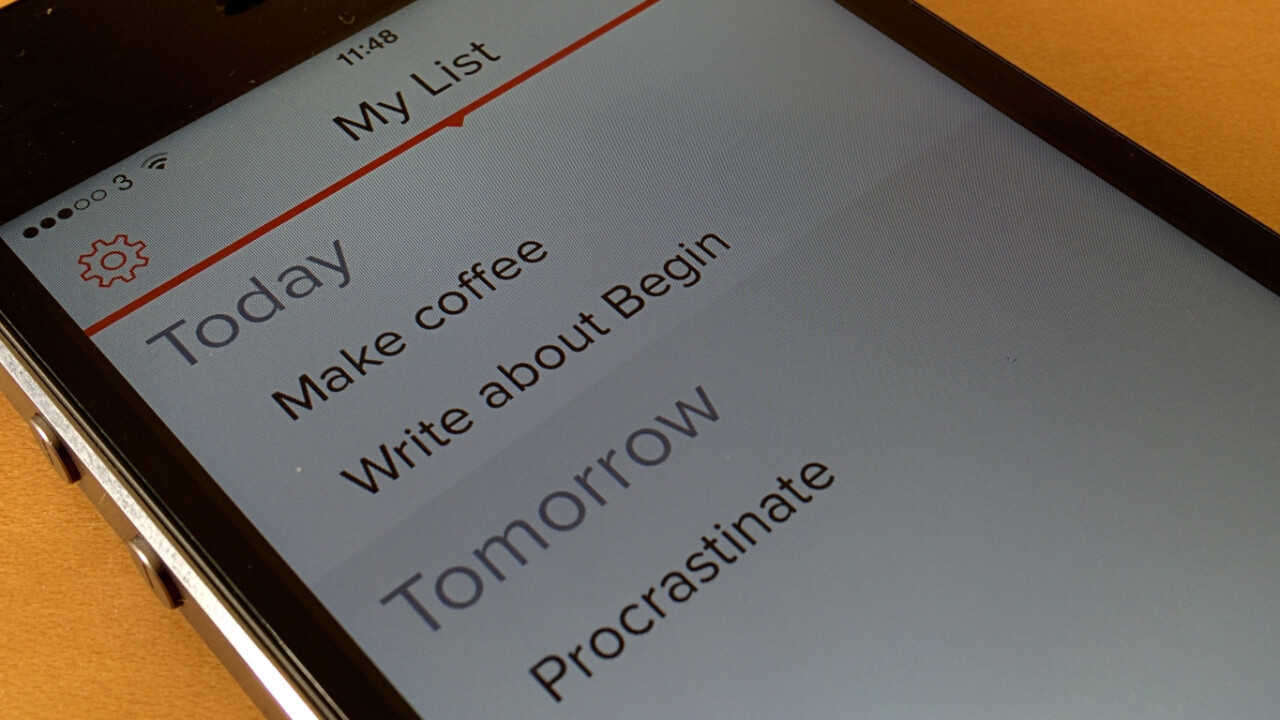 Lightweight iOS to-do list app Begin gets more useful via a new in-app purchase