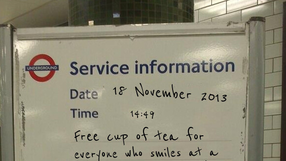 Create your own fake London Underground service information signs with this simple app