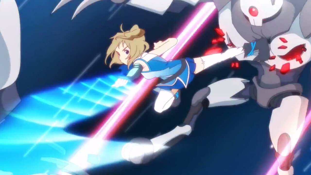 Internet Explorer’s new official mascot is Inori Aizawa, a cute robot-fighting anime heroine