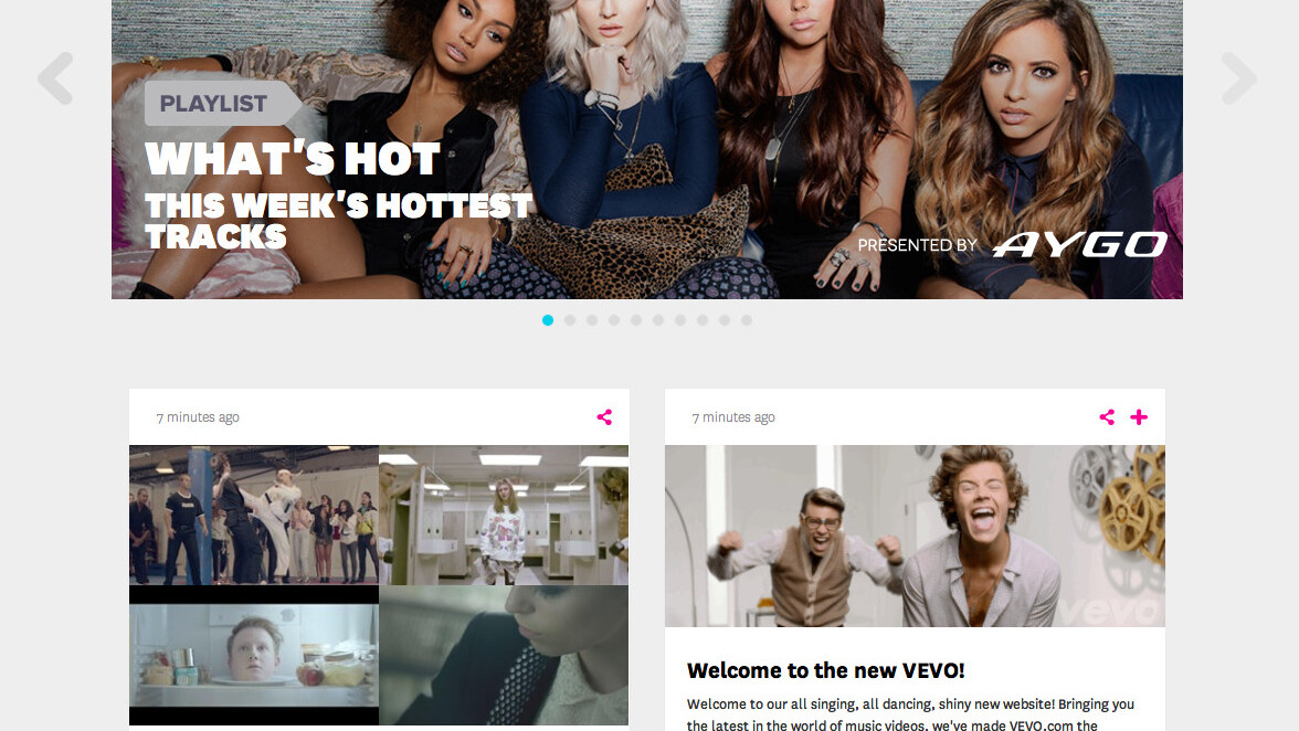 VEVO launches a ‘complete ground-up rebuild’ of its pop music video site for the Web and mobile