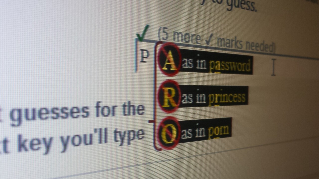 Telepathwords: This tool from Microsoft tells you how bad your passwords are by guessing the next letter