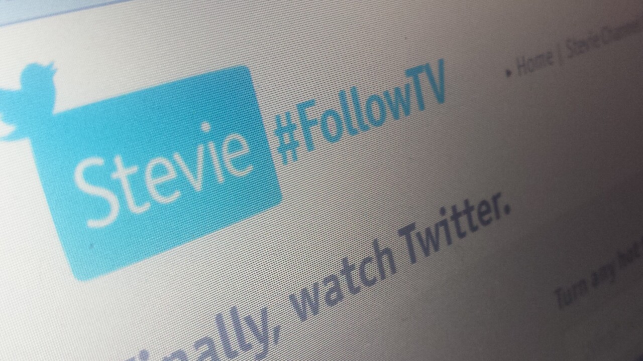 Stevie now turns any Twitter topic into a social TV channel
