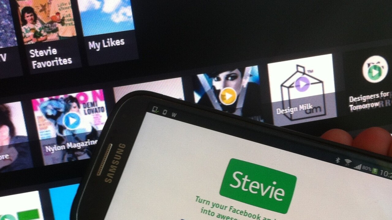Stevie’s social TV platform hits Android, and now lets you beam channels to the big screen via Apple TV