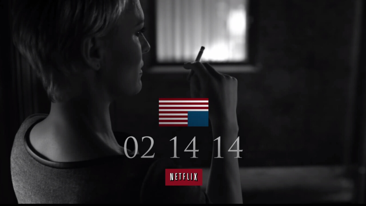 Update: House of Cards season two is now available on Netflix