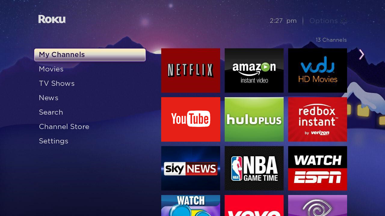 YouTube channel debuts on the Roku 3 in the US, Canada, UK and Republic of Ireland
