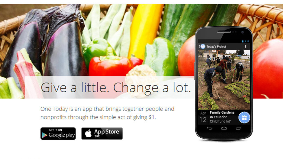 Google charity app One Today comes to iOS, lets you make $1 donations from your phone