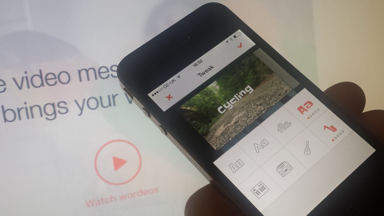 Wordeo: A new video-messaging social network that lets you tap Getty for content