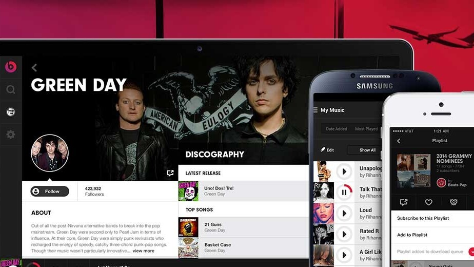 Beats Music streaming service launching on January 21 for $10 per month